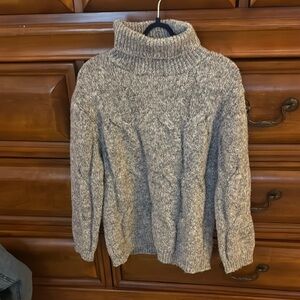 Zara Heather Gray Knit Sweater